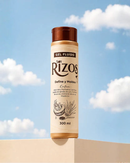 Rizos mas largos y Definidos por días | GEL FLUIDO SOY RIZOS® 300ML