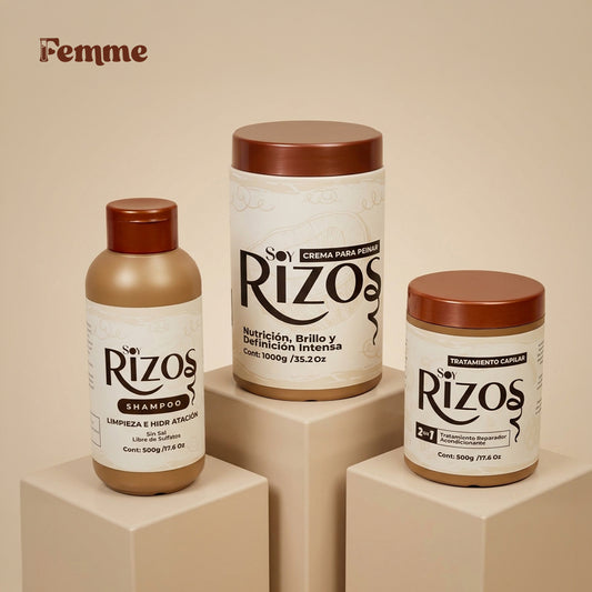 Kit Soy Rizos con Crema de 1 Kilo + REGALO 🎁✨