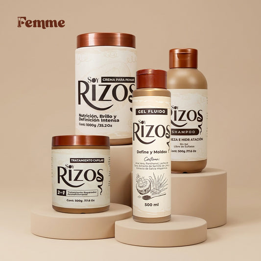Oferta: Kit Soy Rizos: Gel, Shampoo, Acondicionador y Crema de kilo+ REGALOS