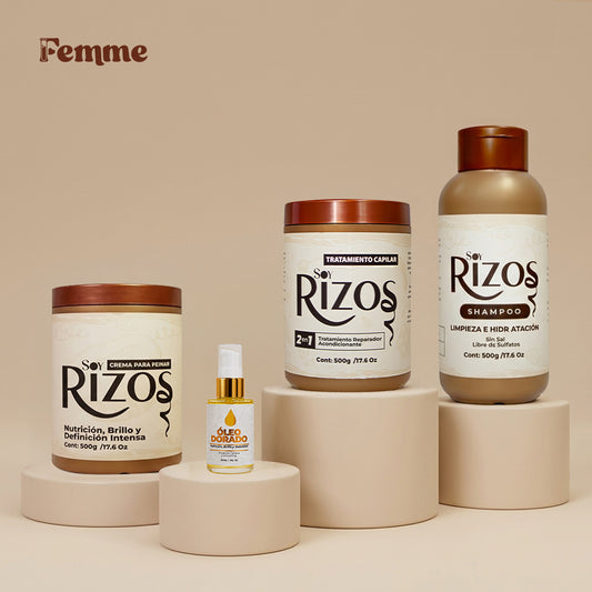 Kit Soy Rizos + 1 Óleo Dorado + REGALO 🎁✨